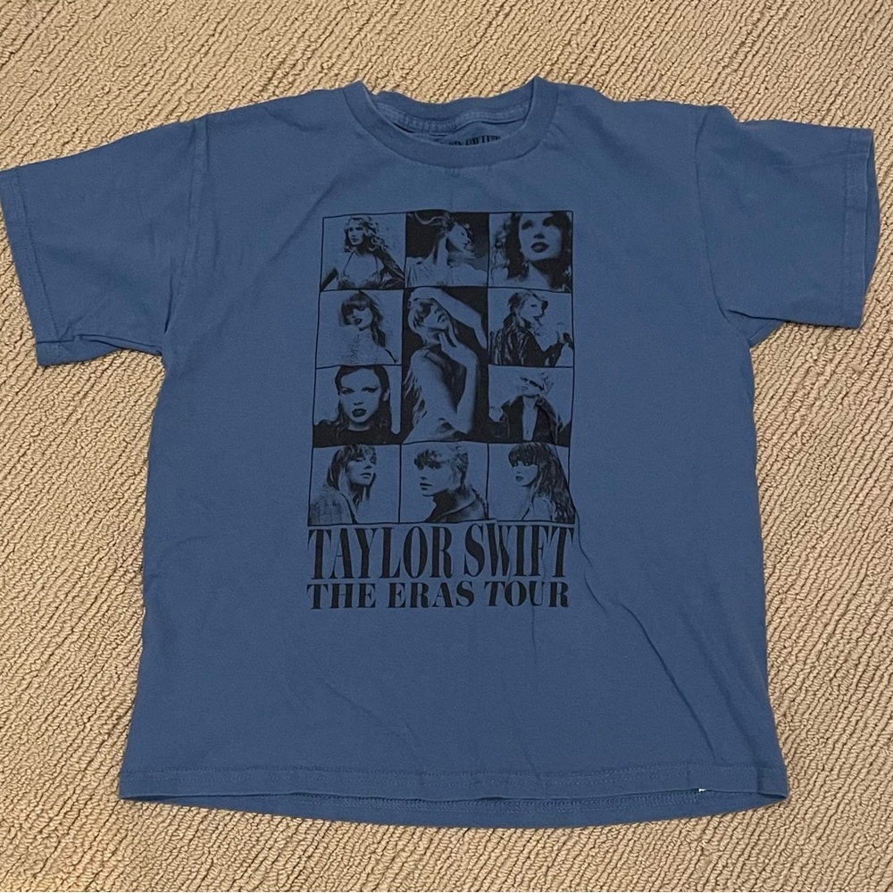 Taylor Swift The Eras Tour Kids Blue Tee